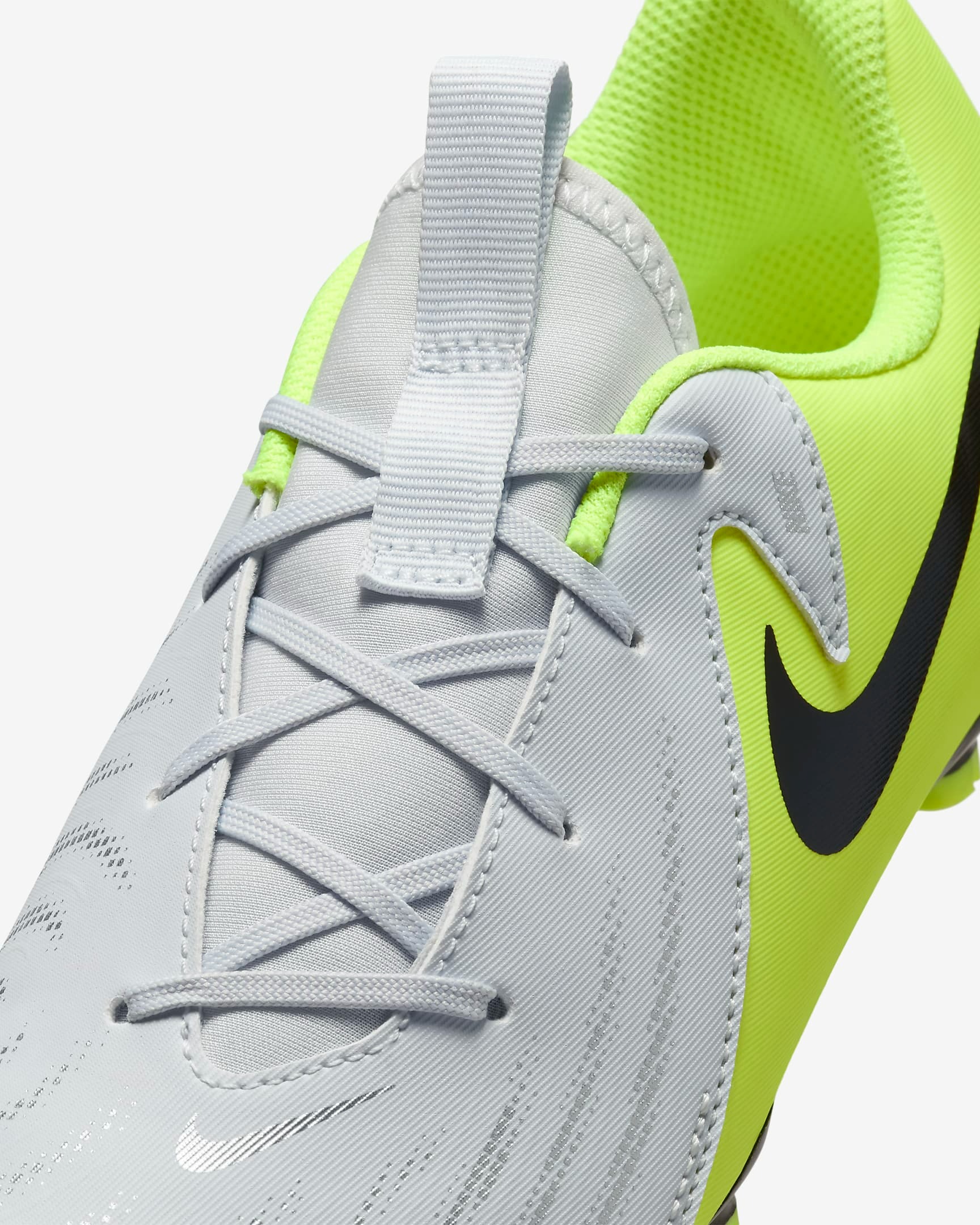 NIKE JR PHANTOM GX II ACADEMY METTALIC SILVER/VOLT/BLACK