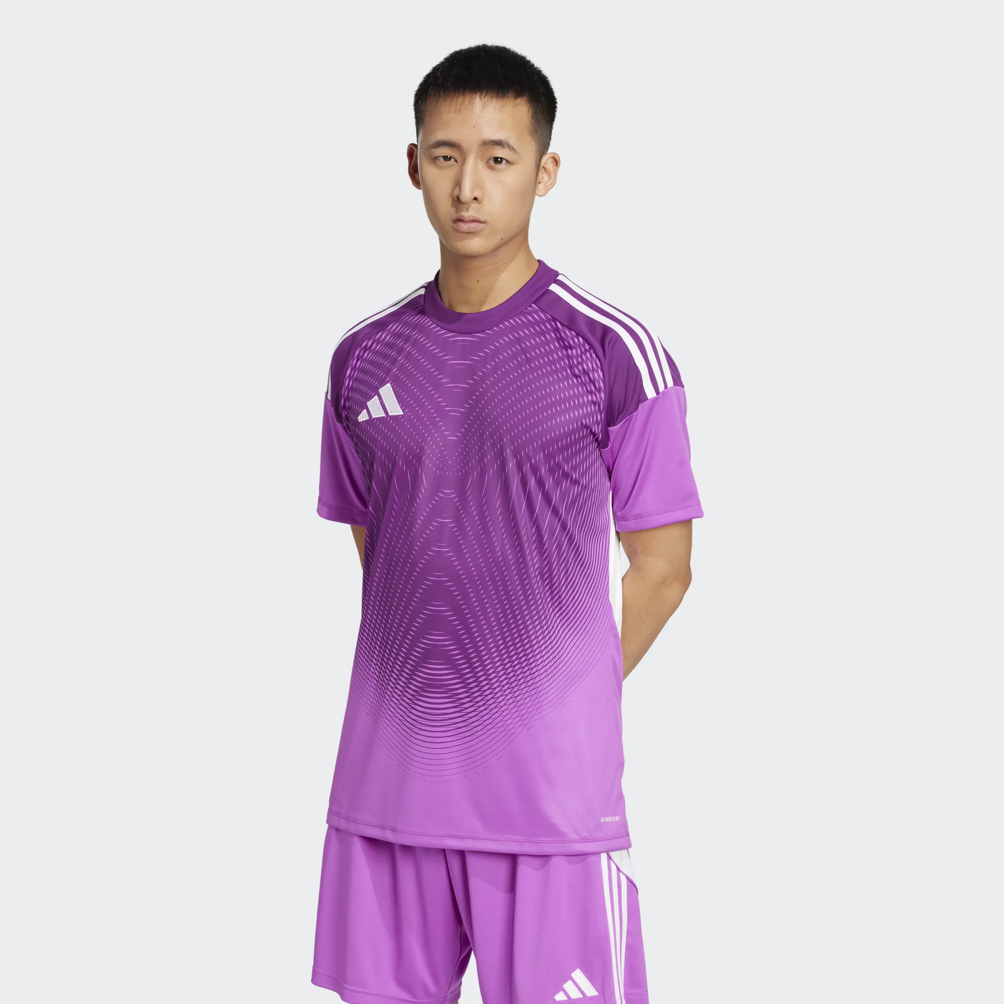 ADIDAS TIRO25 COMPETITION GK JERSEY SHORT SLEEVE PURPLE BURST