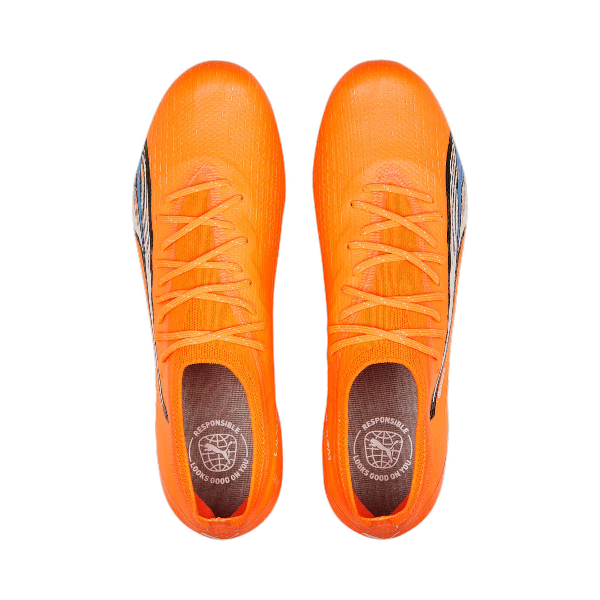 PUMA ULTRA ULTIMATE FG/AG ULTRA ORANGE-PUMA WHITE-BLUE GLIMMER