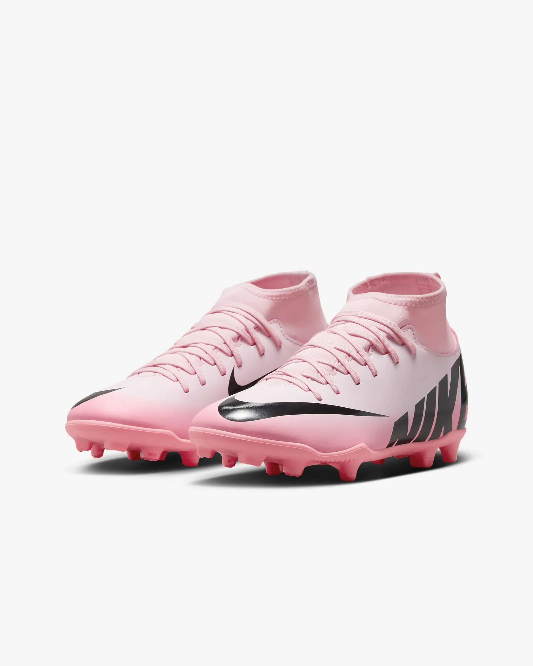 NIKE JR MERCURIAL SUPERFLY 9 CLUB PINK FOAM/BLACK