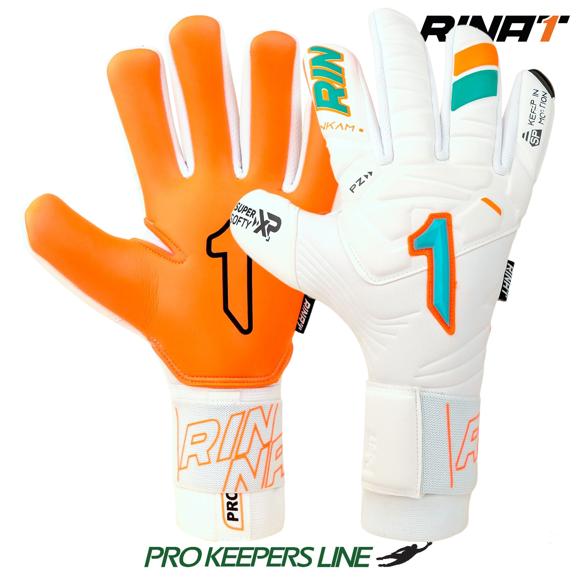 RINAT NKAM PRIME WHITE/GREEN AQUA