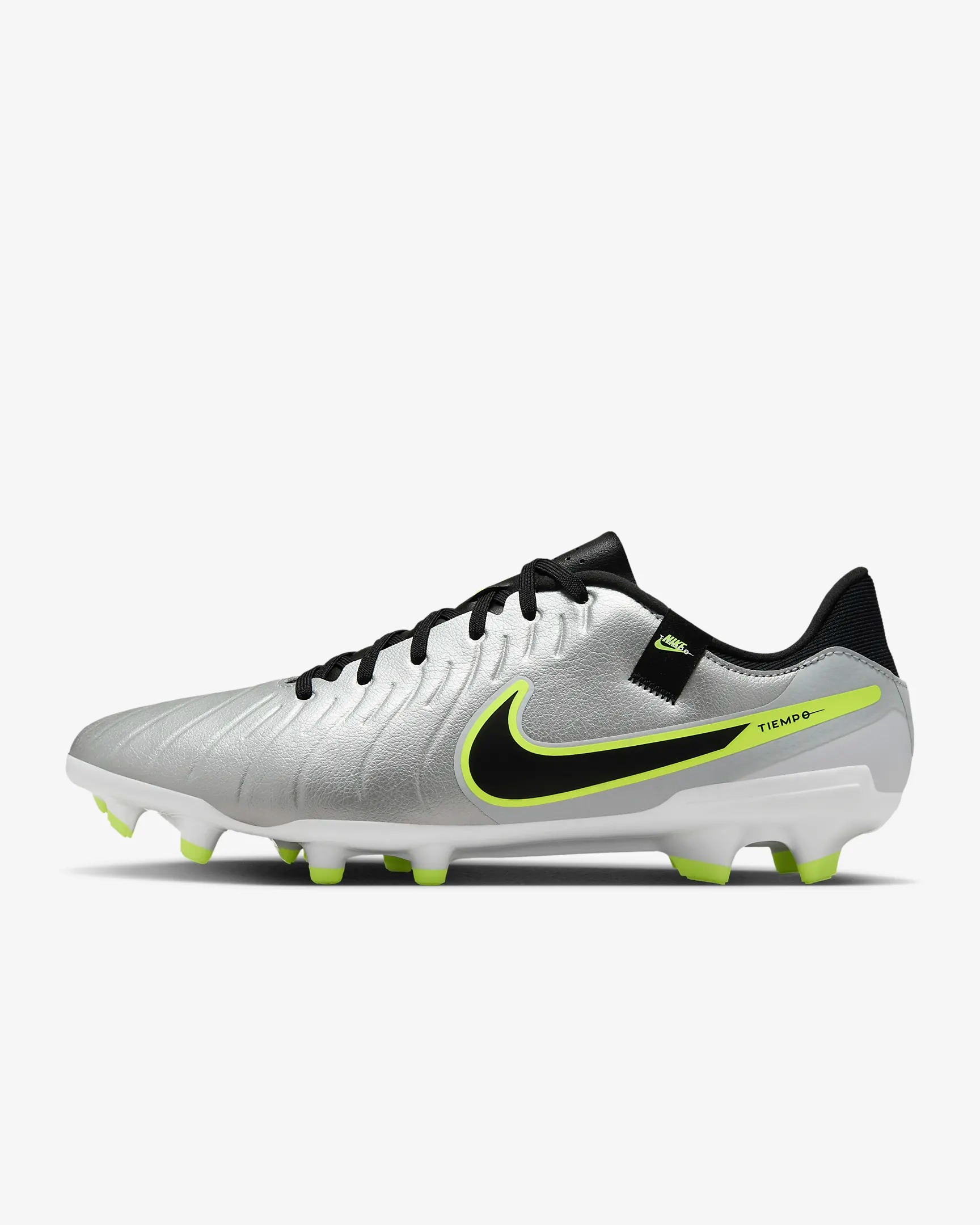 NIKE TIEMPO LEGEND 10 ACADEMY METALLIC SILVER/VOLT/BLACK