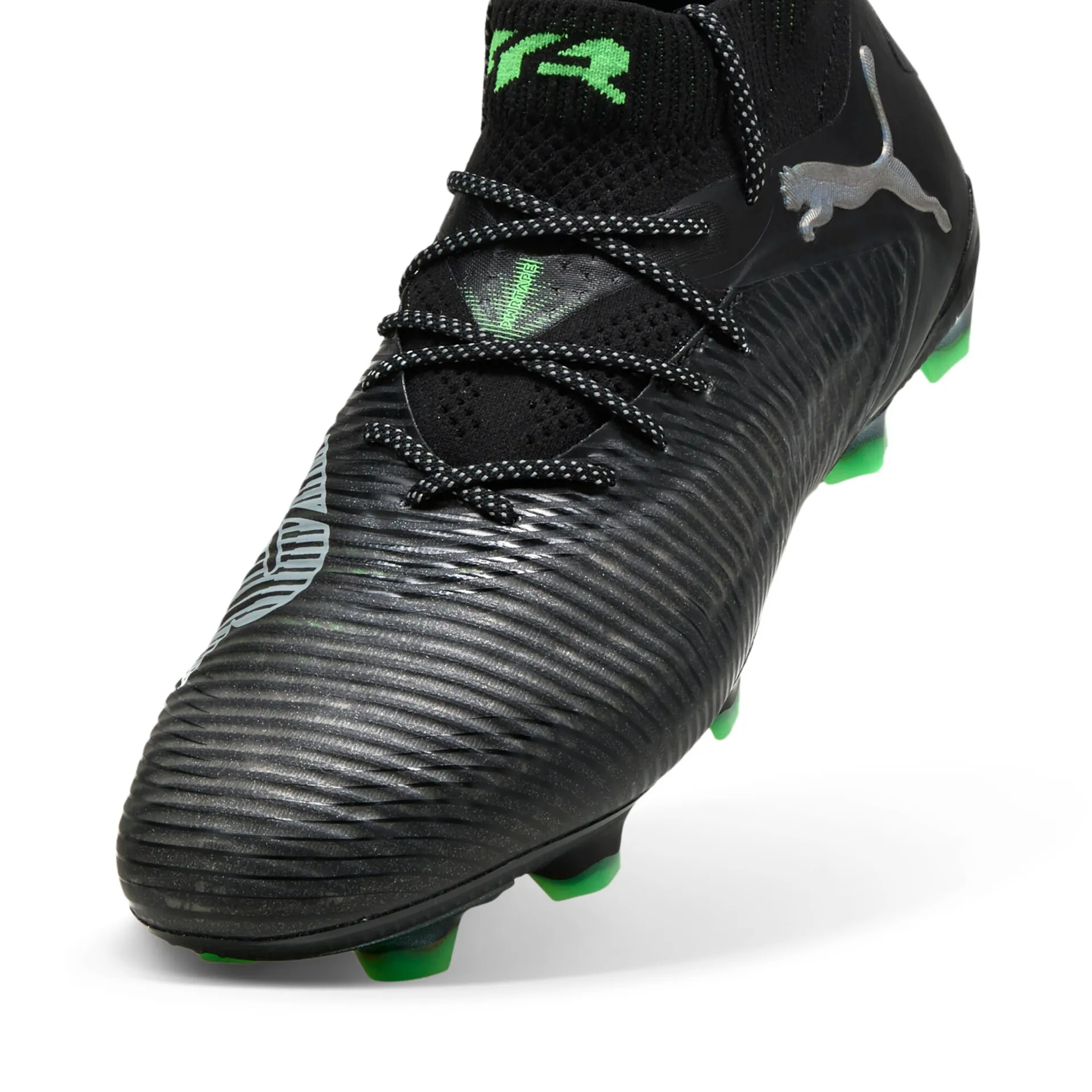 PUMA FUTURE 8 ULTIMATE FG PUMA BLACK-COOL LIGHT GRAY-FLUO GREEN