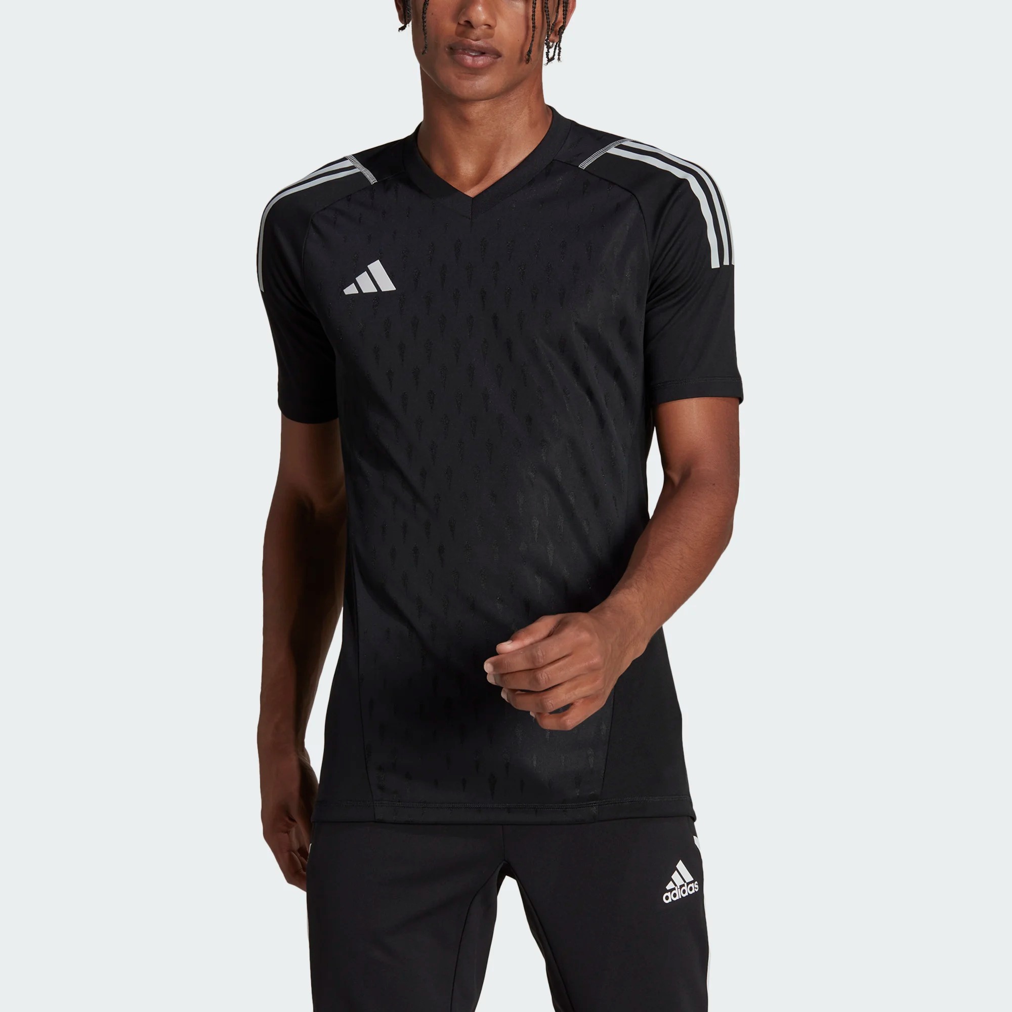 ADIDAS T23 PROMO GK JERSEY SHORT SLEEVE BLACK