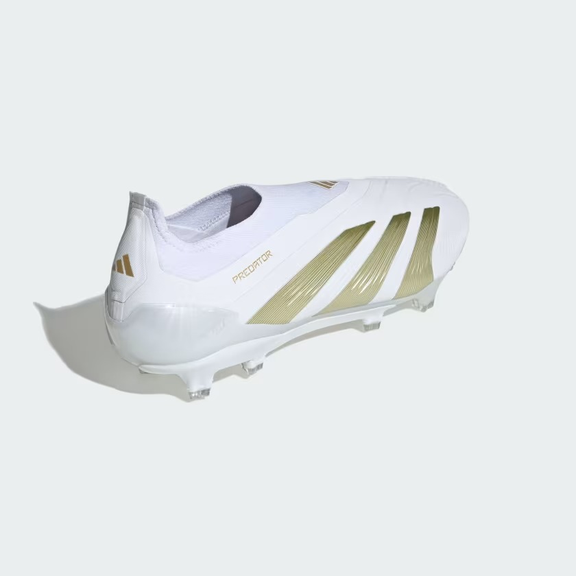 ADIDAS PREDATOR ELITE LL FG FOOTWEAR WHITE/METALLIC GOLD/FOOTWEAR WHITE