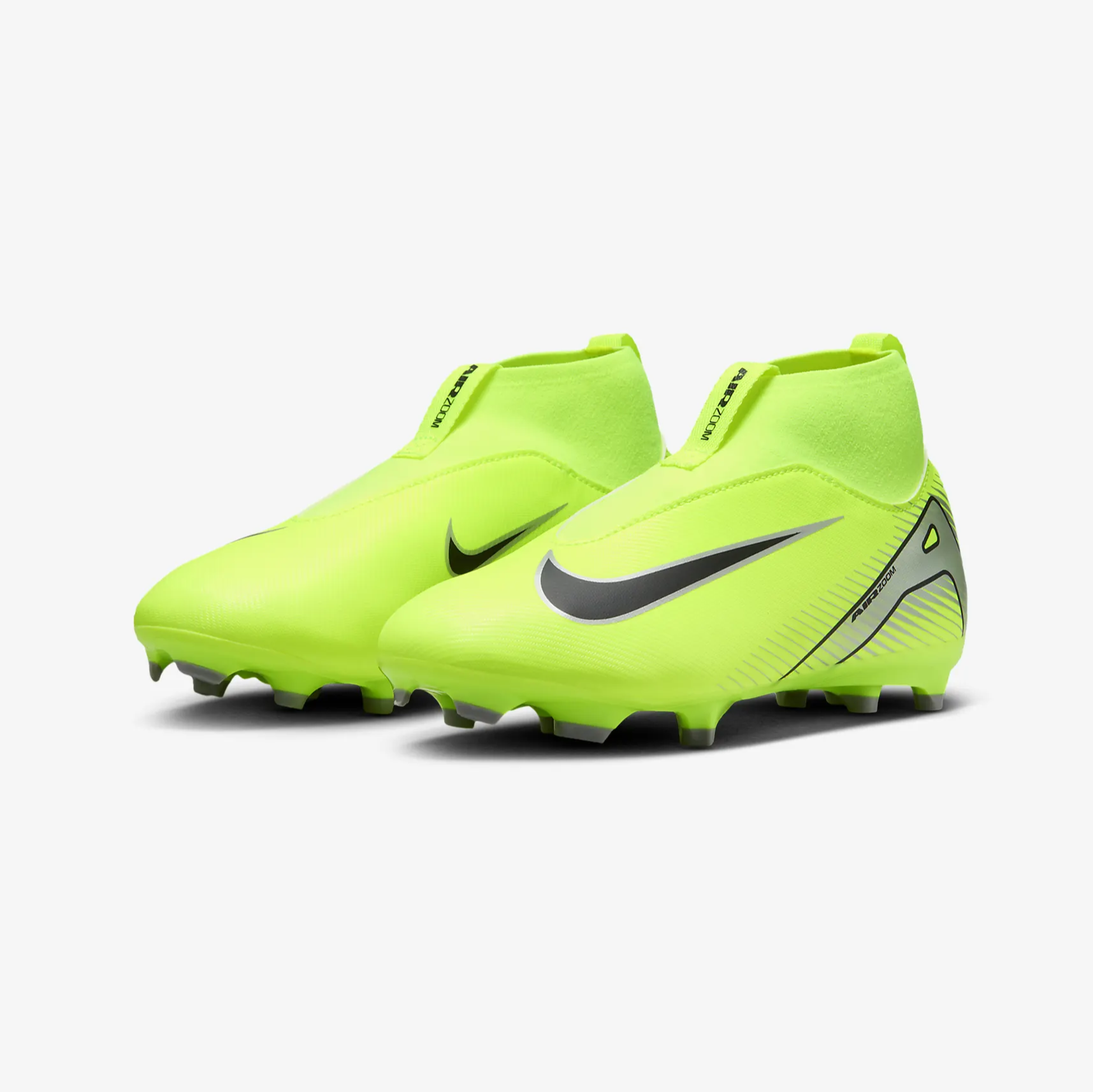 NIKE JR ZOOM SUPERFLY 10 ACADEMY FG/MG VOLT/BLACK