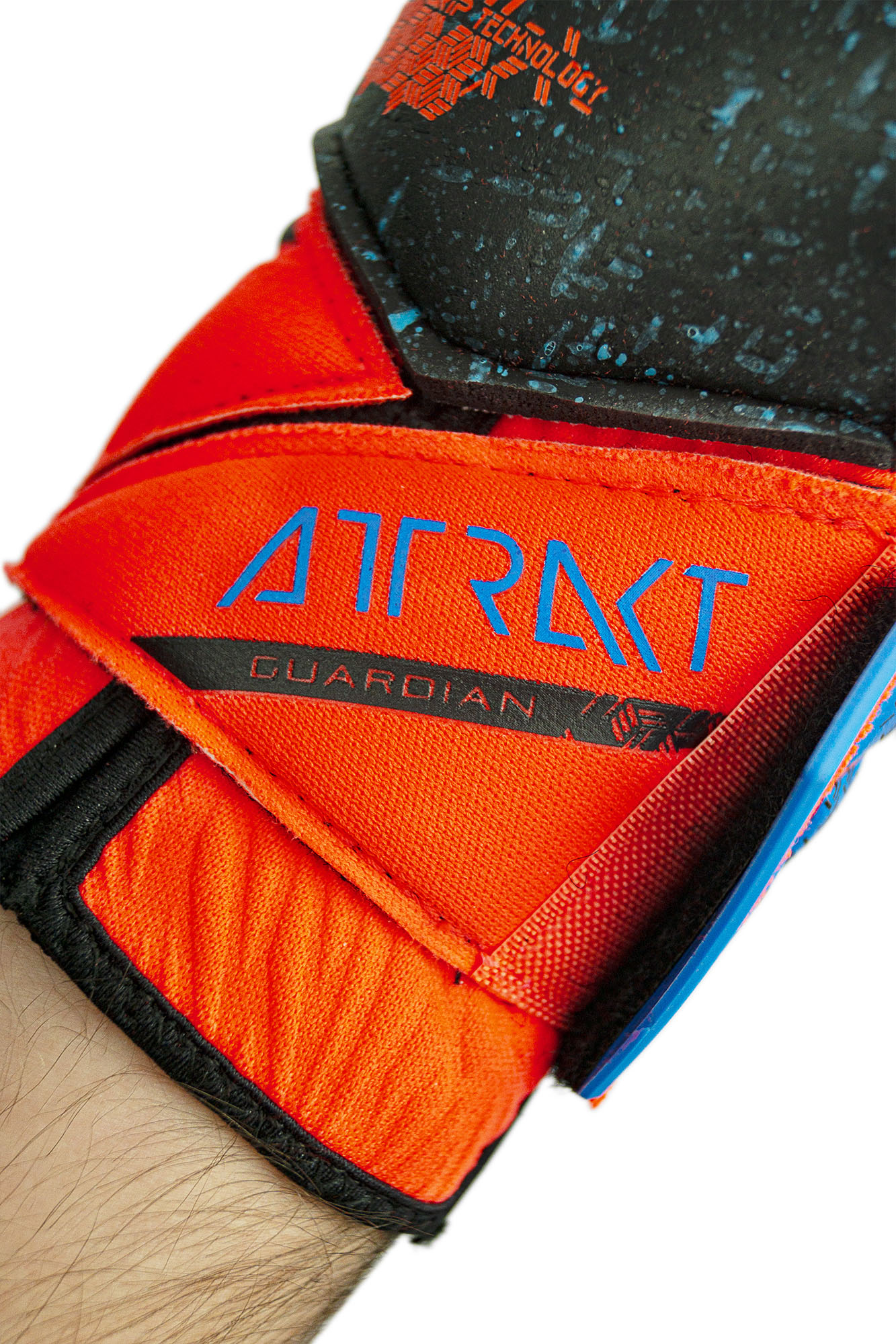 REUSCH ATTRAKT FUSION GUARDIAN HYPER ORANGE/ELECTRIC BLUE/BLACK