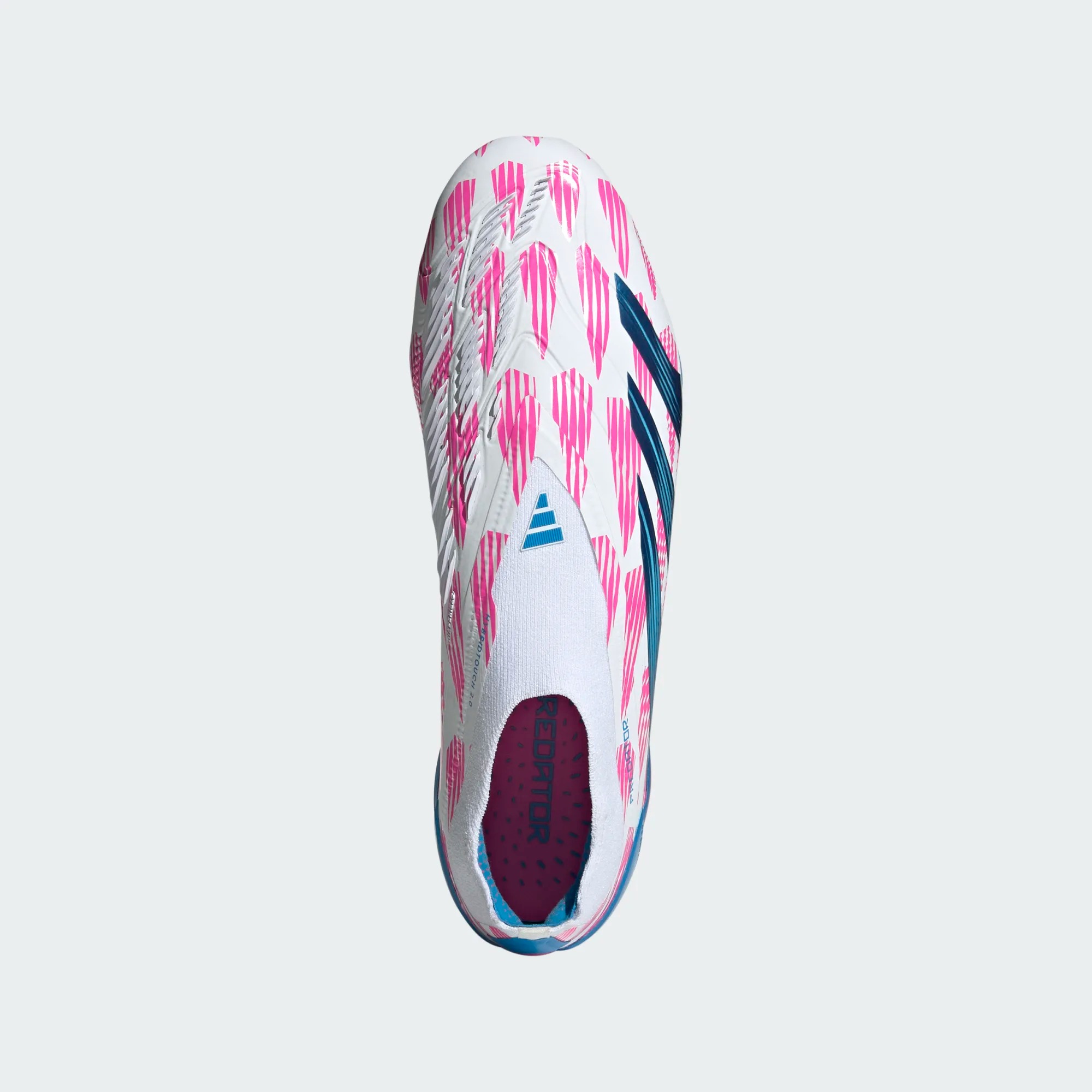 ADIDAS PREDATOR ELITE LL FG WHITE/SOLAR BLUE/SOLAR PINK