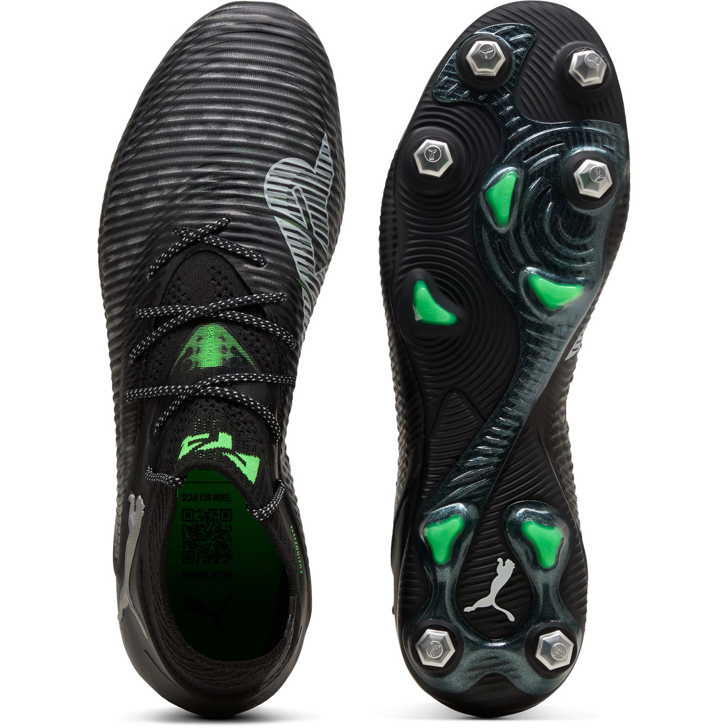 PUMA FUTURE 8 ULTIMATE MXSG PUMA BLACK-COOL LIGHT GRAY-FLUO GREEN