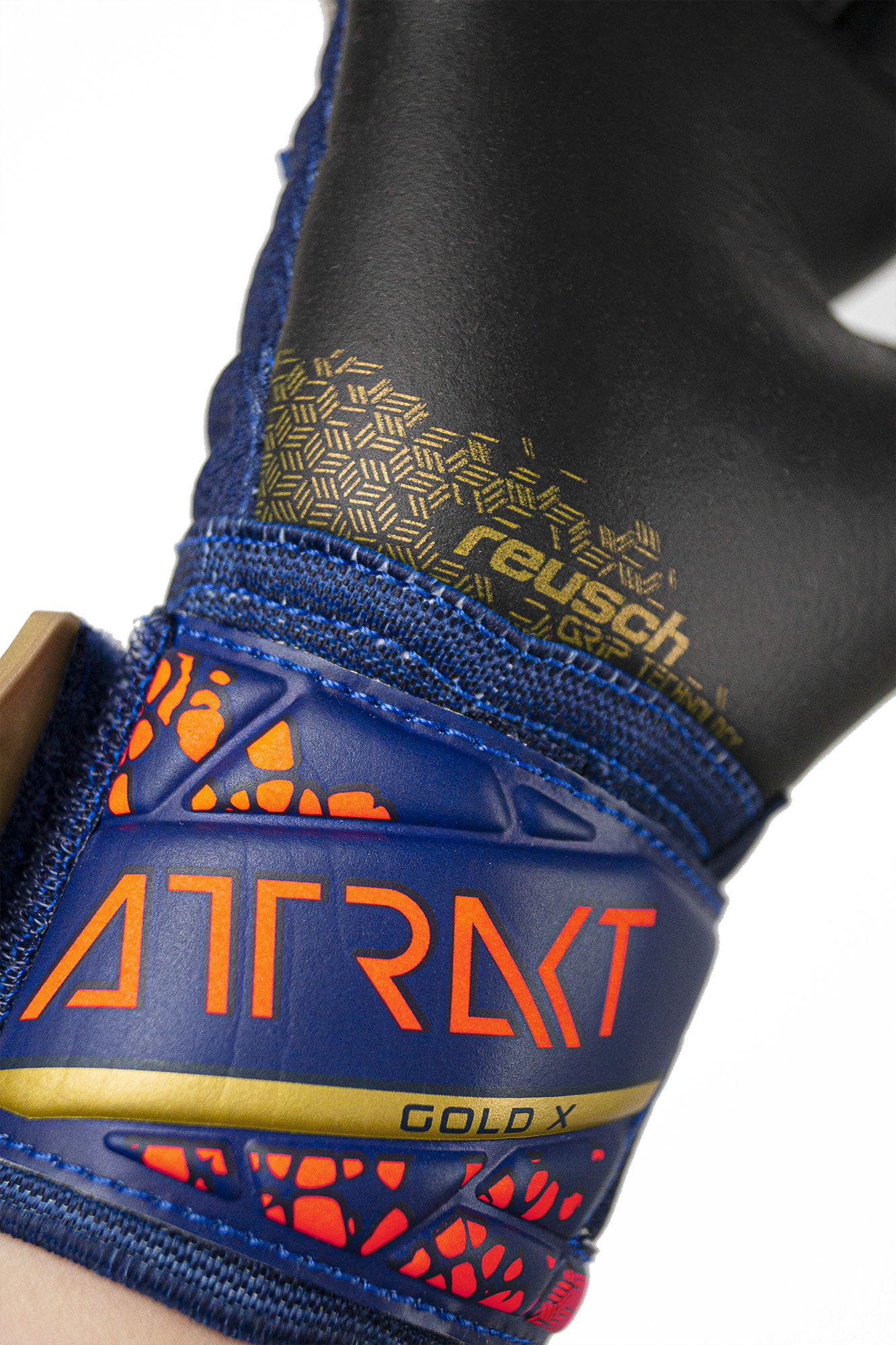 REUSCH ATTRAKT GOLD X JUNIOR PREMIUM BLUE/GOLD/BLACK