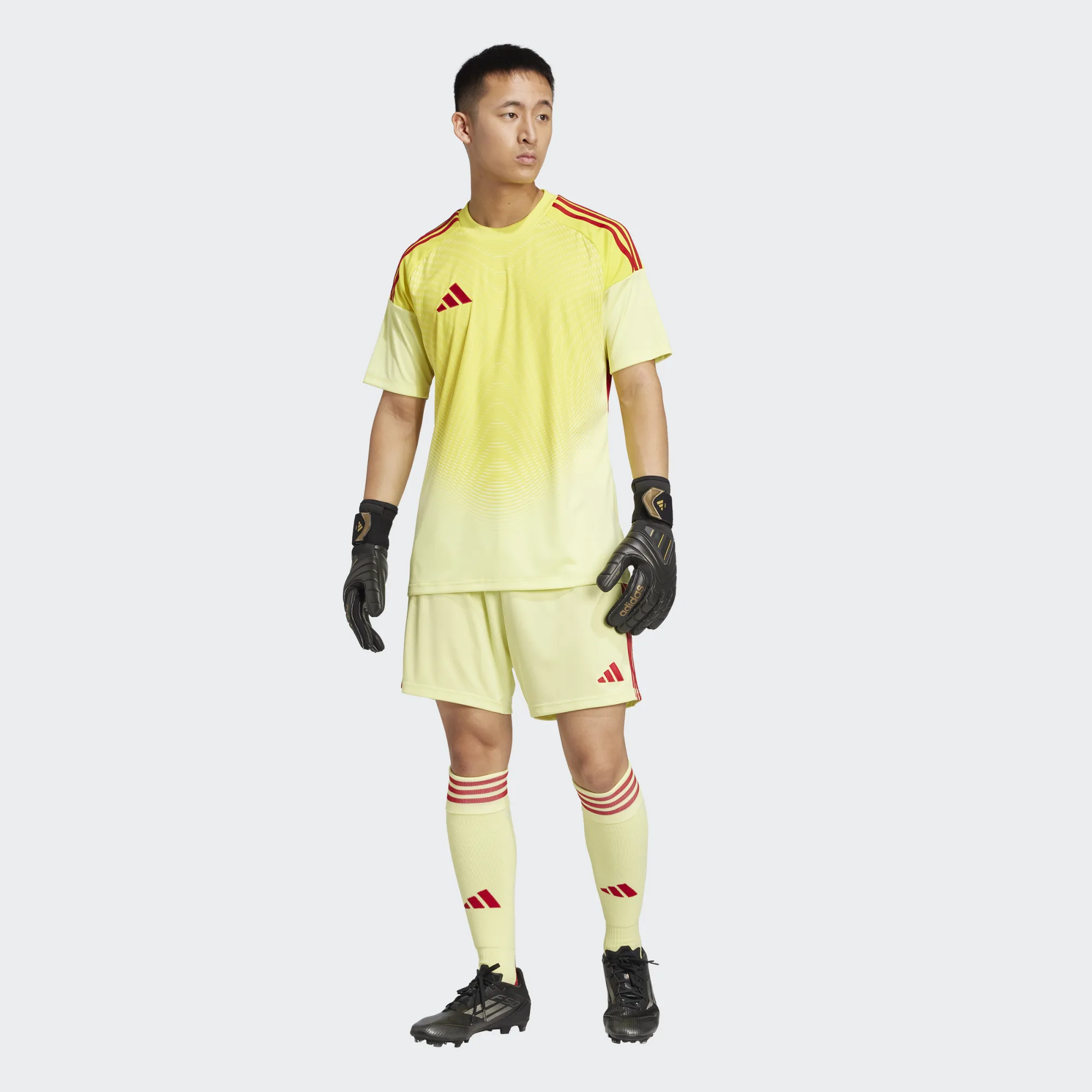 ADIDAS TIRO25 COMPETITION GK JERSEY SHORT SLEEVE PULSE YELLOW