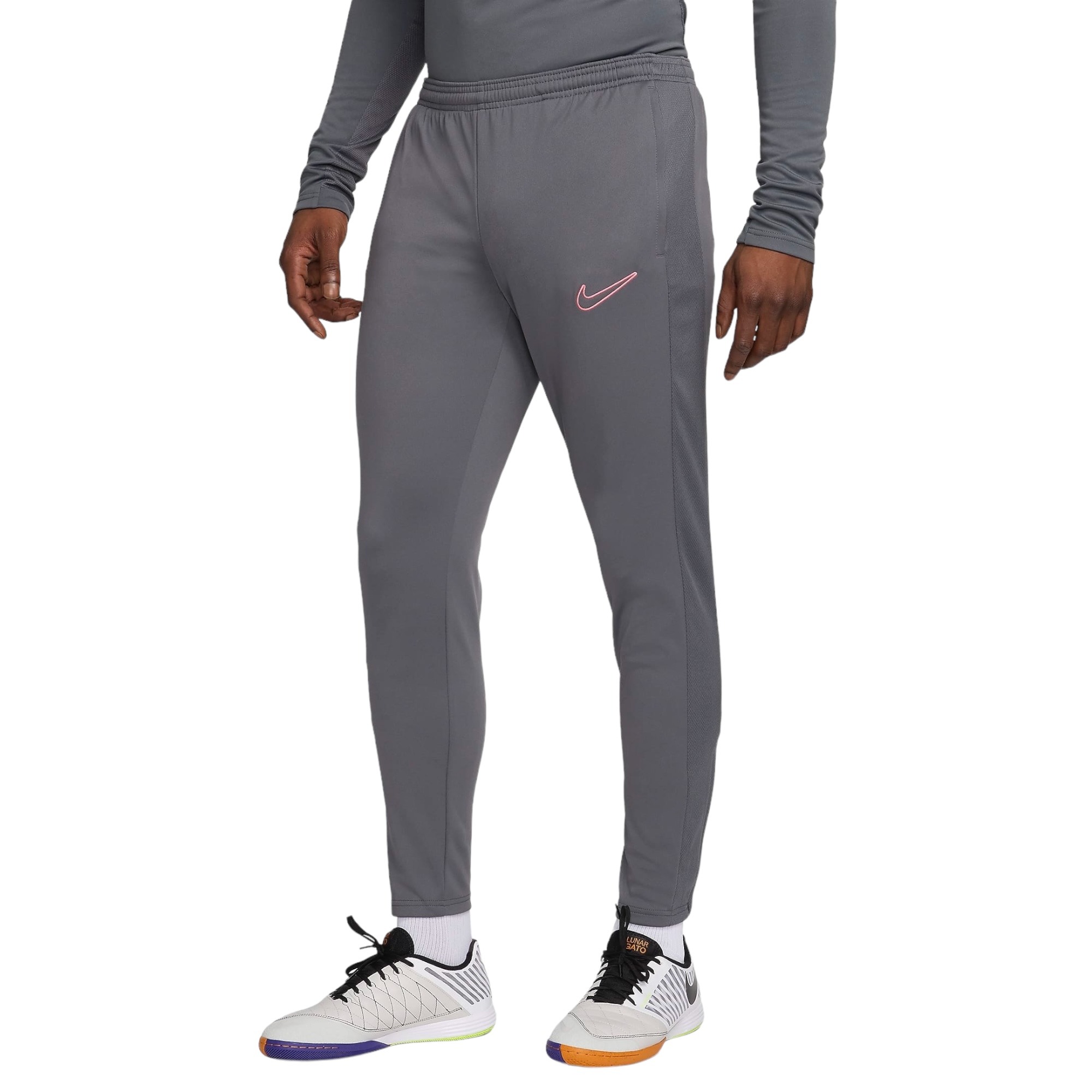 NIKE ACADEMY MEN'S DRI-FIT ZIP GLOBAL FOOTBALL PANT GREY/IRON