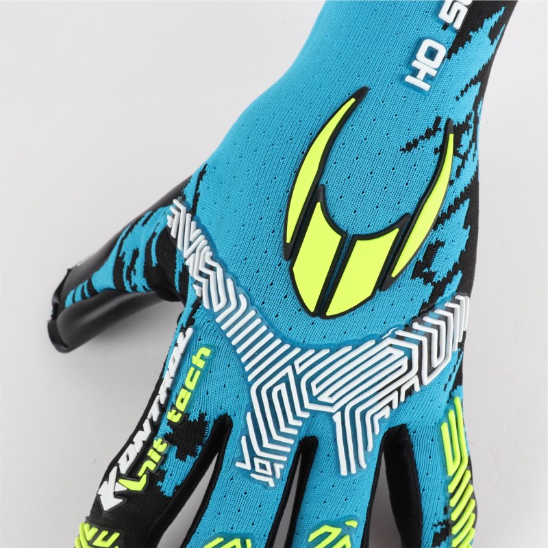 HO SOCCER SSG KONTROL KNIT TECH II BLACK-TURQUOISE