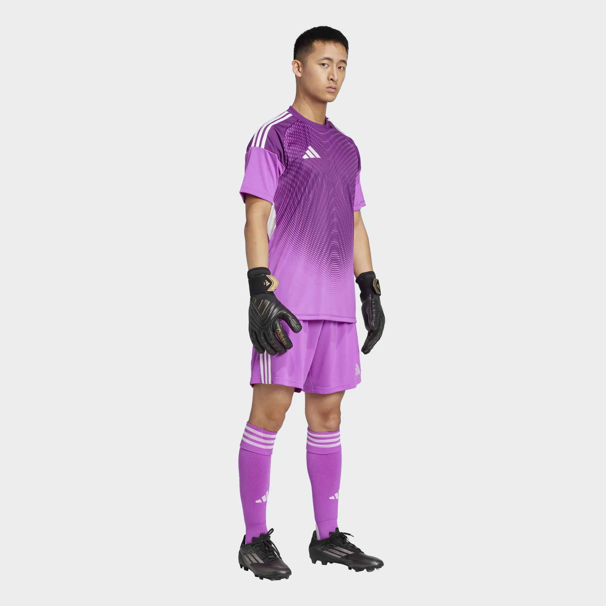 ADIDAS TIRO25 COMPETITION GK JERSEY SHORT SLEEVE PURPLE BURST