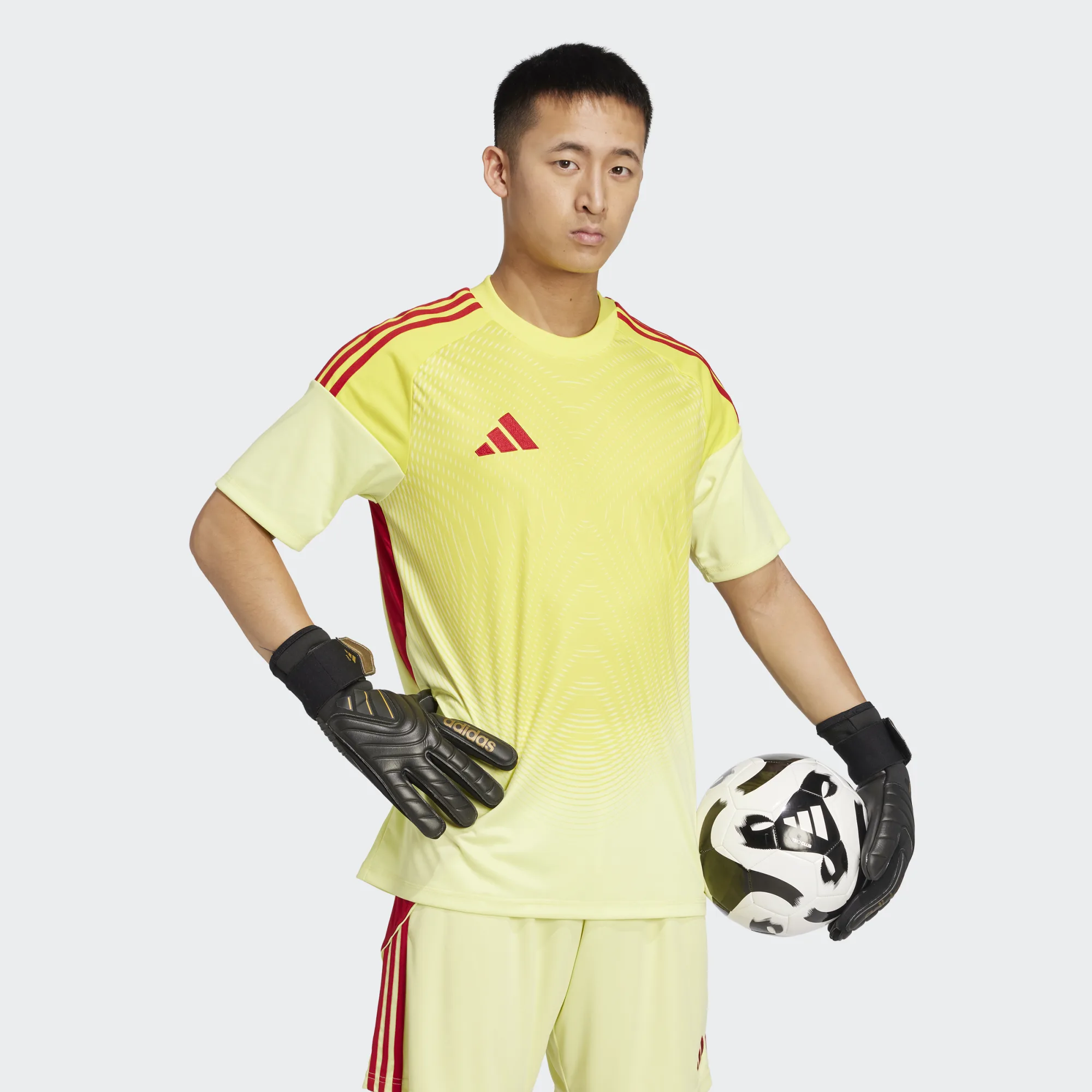 ADIDAS TIRO25 COMPETITION GK JERSEY SHORT SLEEVE PULSE YELLOW