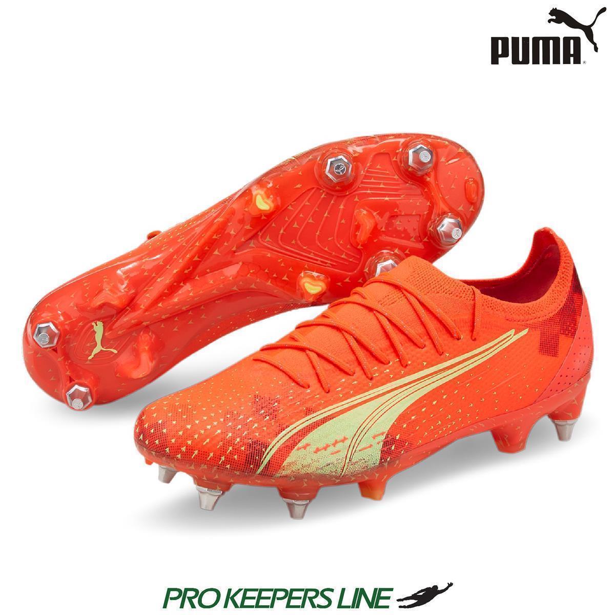 PUMA ULTRA ULTIMATE MXSG FIERY CORAL - FIZZY LIGHT - PUMA BLACK