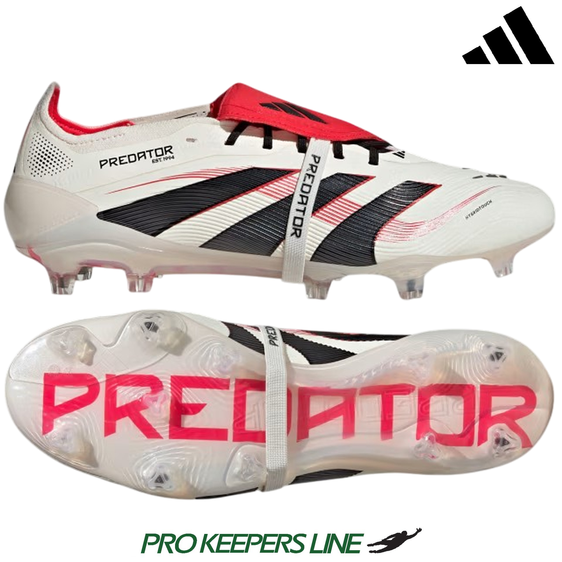 ADIDAS PREDATOR ELITE FT FG OFF WHITE/CORE BLACK/PURE RUBY