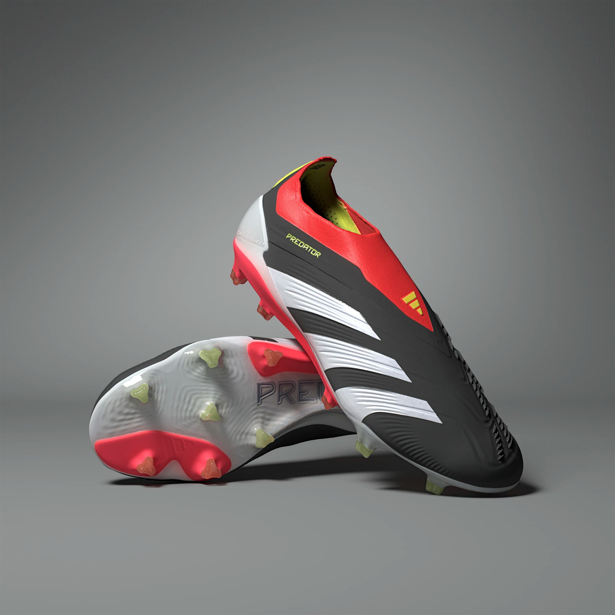 ADIDAS PREDATOR ELITE LL FG CORE BLACK/CLOUD WHITE/SOLAR RED