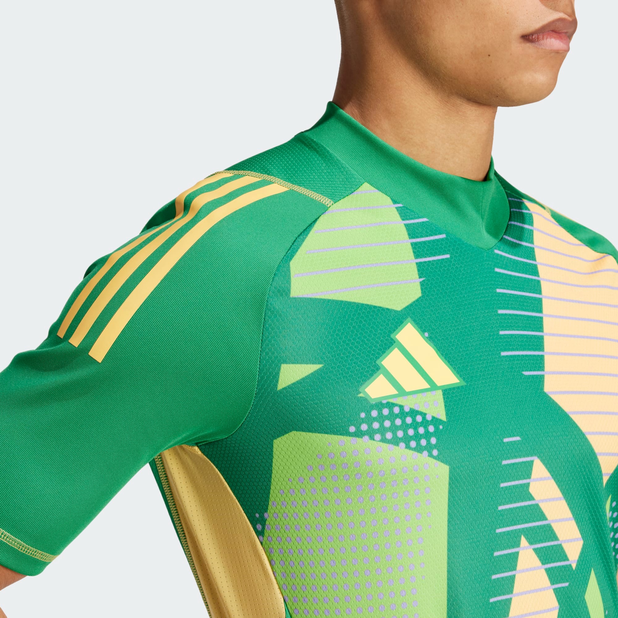 ADIDAS TIRO24 PRO GK JERSEY SHORT SLEEVE TEAM GREEN