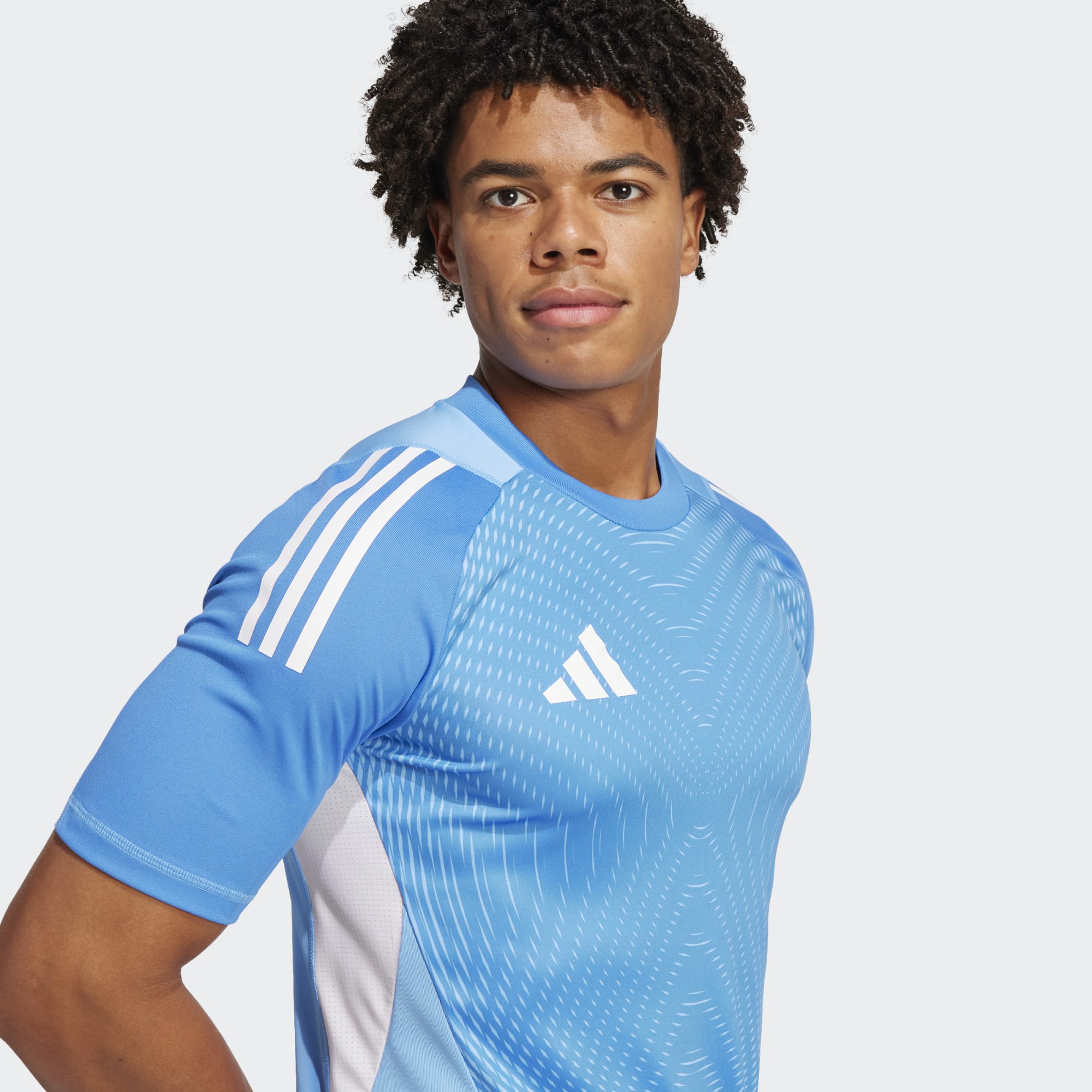 ADIDAS TIRO25 PRO GK JERSEY SHORT SLEEVE BLUE BURST