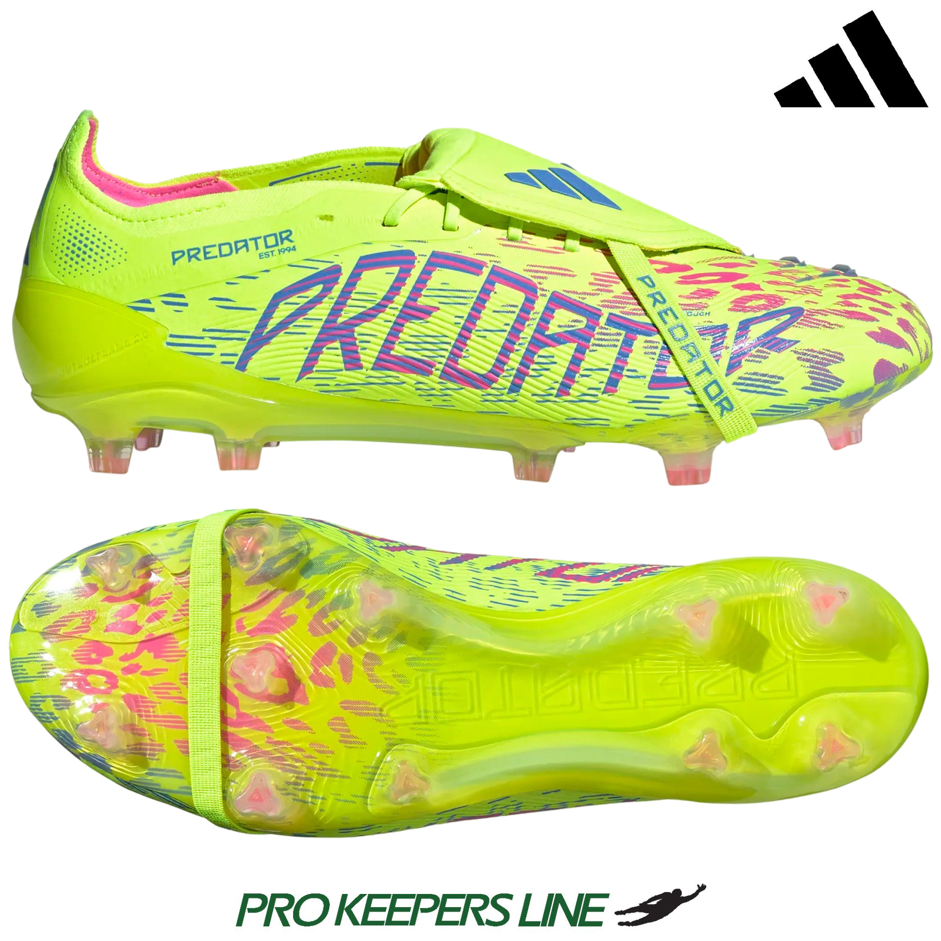 ADIDAS PREDATOR ELITE FT FG LUCID LEMON/LUCID PINK/BLUE FUSION