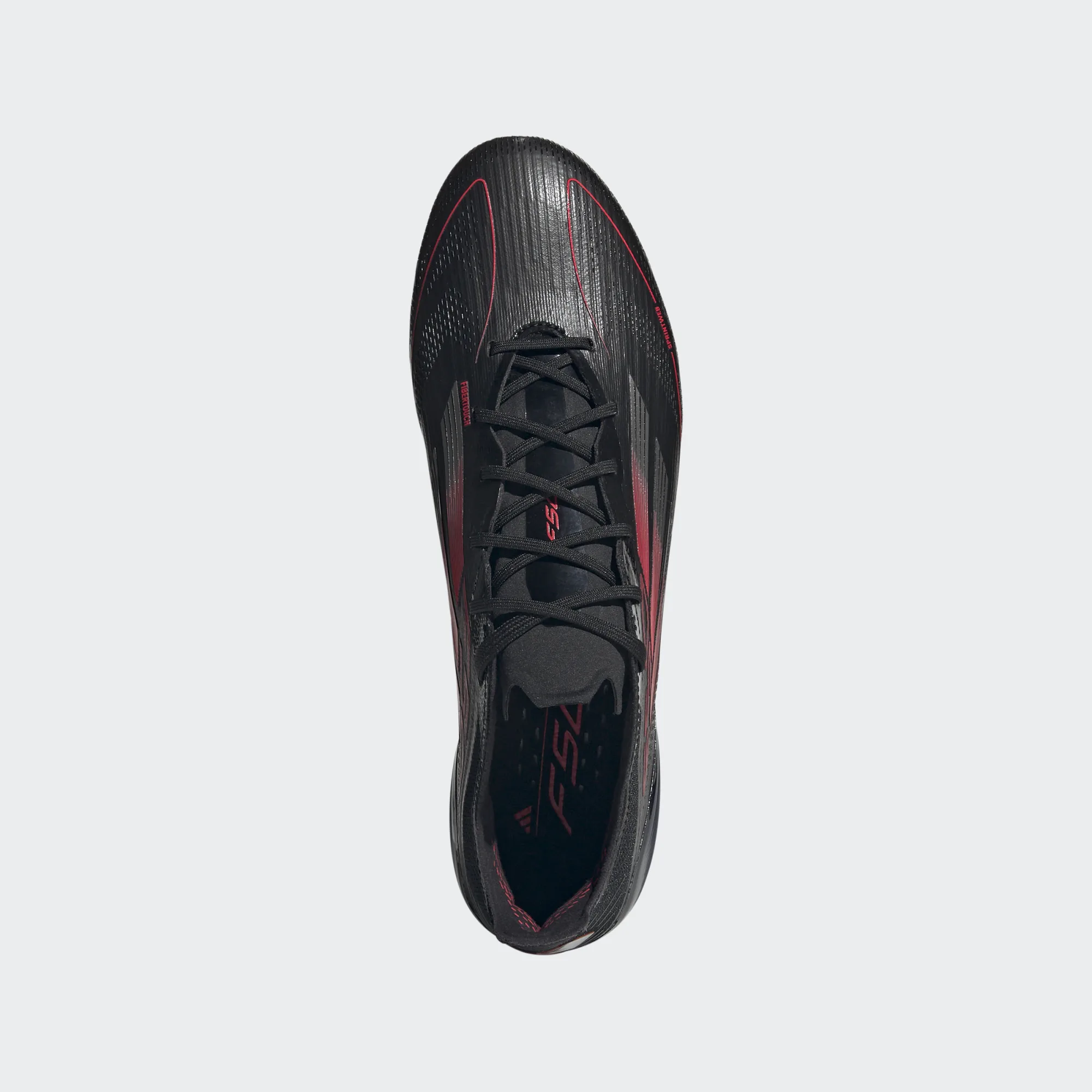 ADIDAS F50 ELITE FG CORE BLACK/IRON METALLIC/LUCID RED