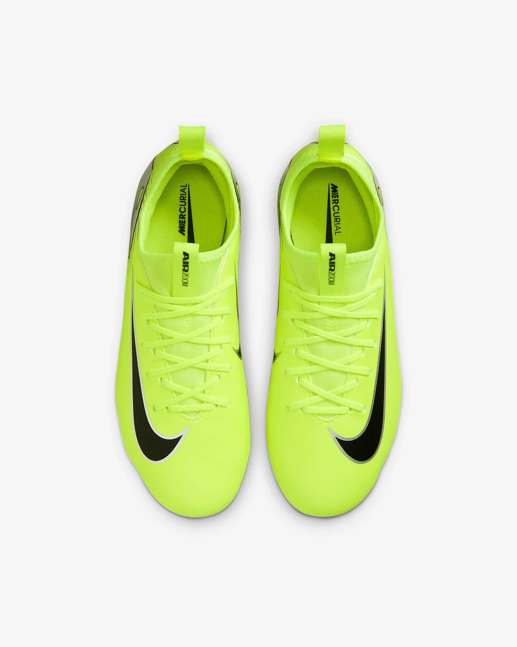 NIKE JR ZOOM VAPOR 16 ACADEMY FG/MG VOLT/BLACK