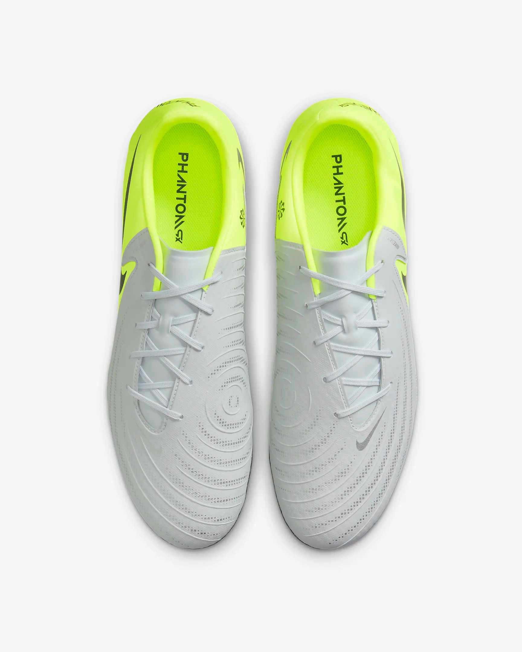 NIKE PHANTOM GX II ACADEMY FG/MG METALLIC SILVER/VOLT/BLACK