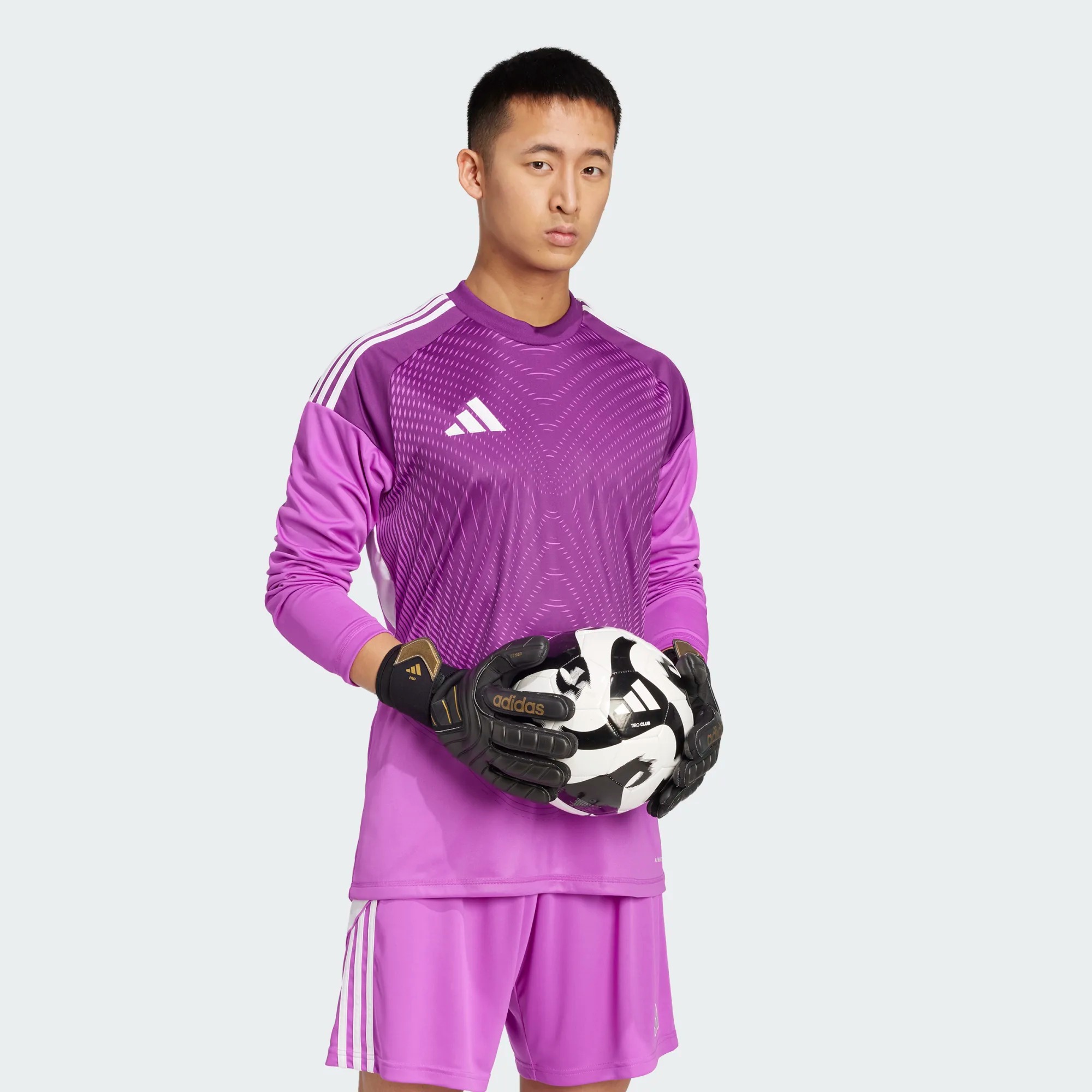 ADIDAS TIRO25 COMPETITION GK JERSEY LS PURPLE BURST