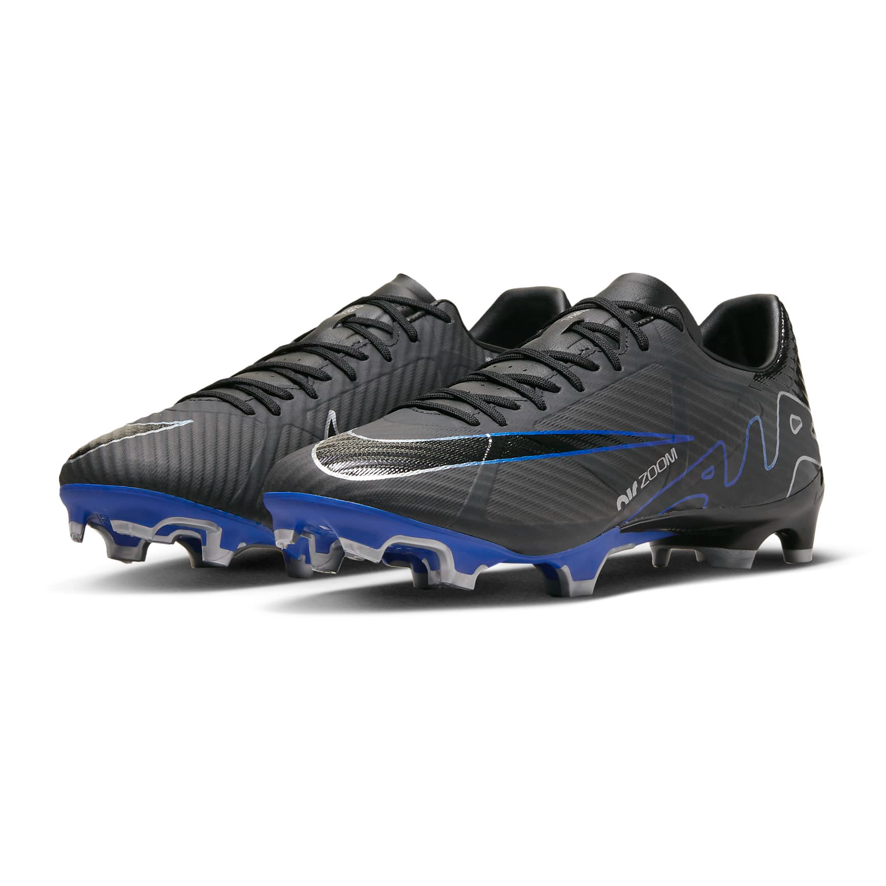 NIKE ZOOM MERCURIAL VAPOR 15 ACADEMY BLACK HYPER ROYAL CHROME