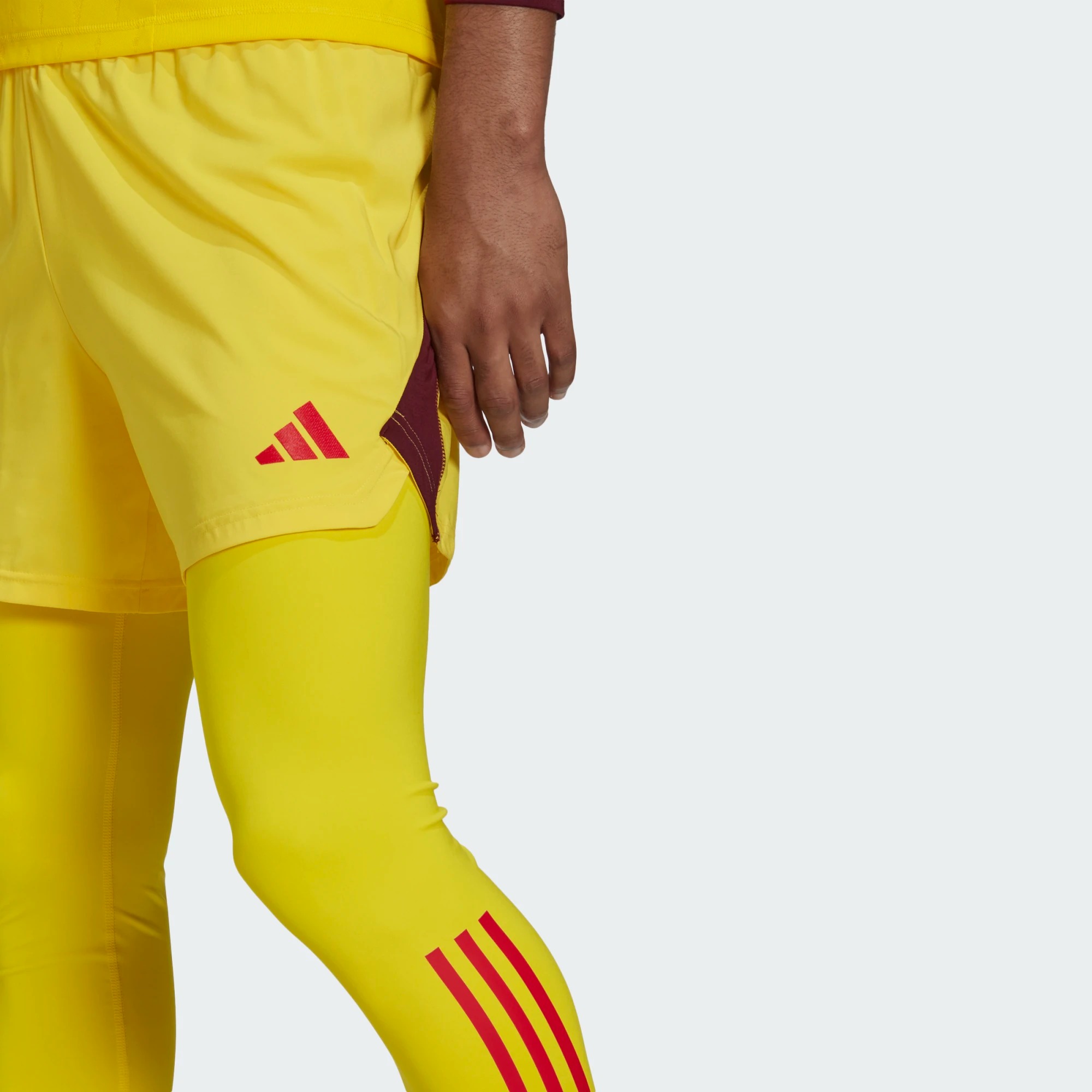 ADIDAS T23 PROMO GK TIGHT TEAM YELLOW/TEAM MAROON