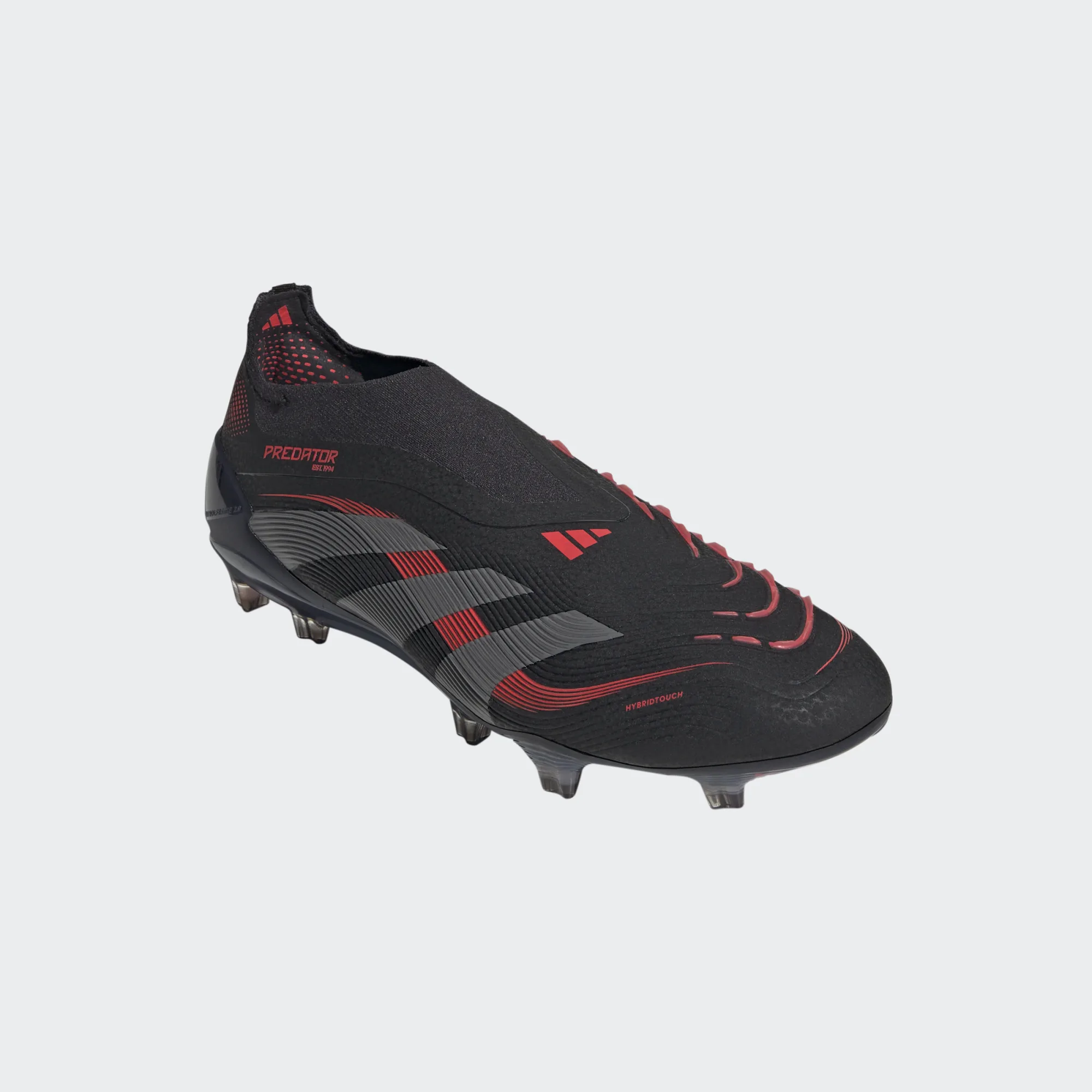 ADIDAS PREDATOR ELITE LL FG CORE BLACK/ GREY FOUR / LUCID RED