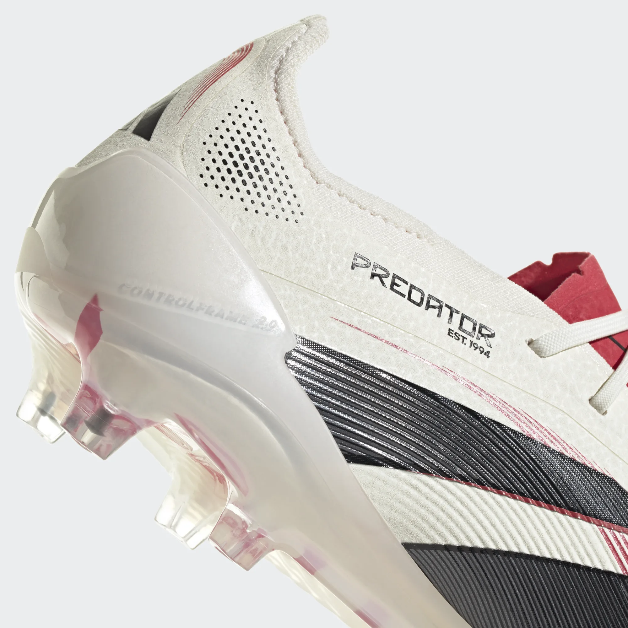 ADIDAS PREDATOR ELITE FG OFF WHITE/CORE BLACK/PURE RUBY