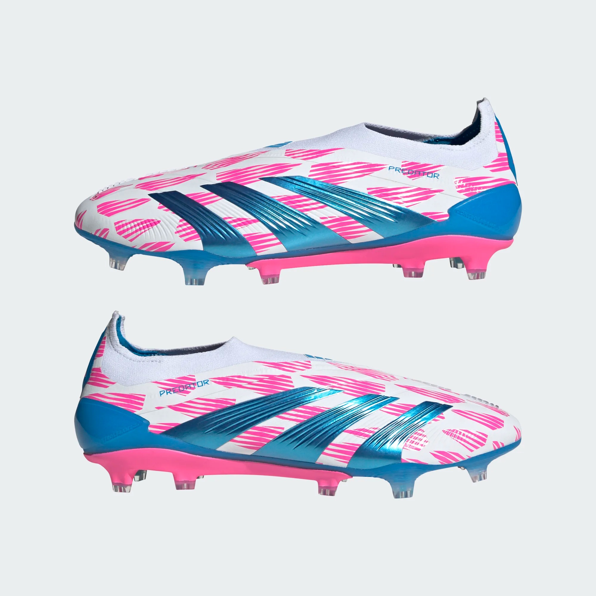 ADIDAS PREDATOR ELITE LL FG WHITE/SOLAR BLUE/SOLAR PINK