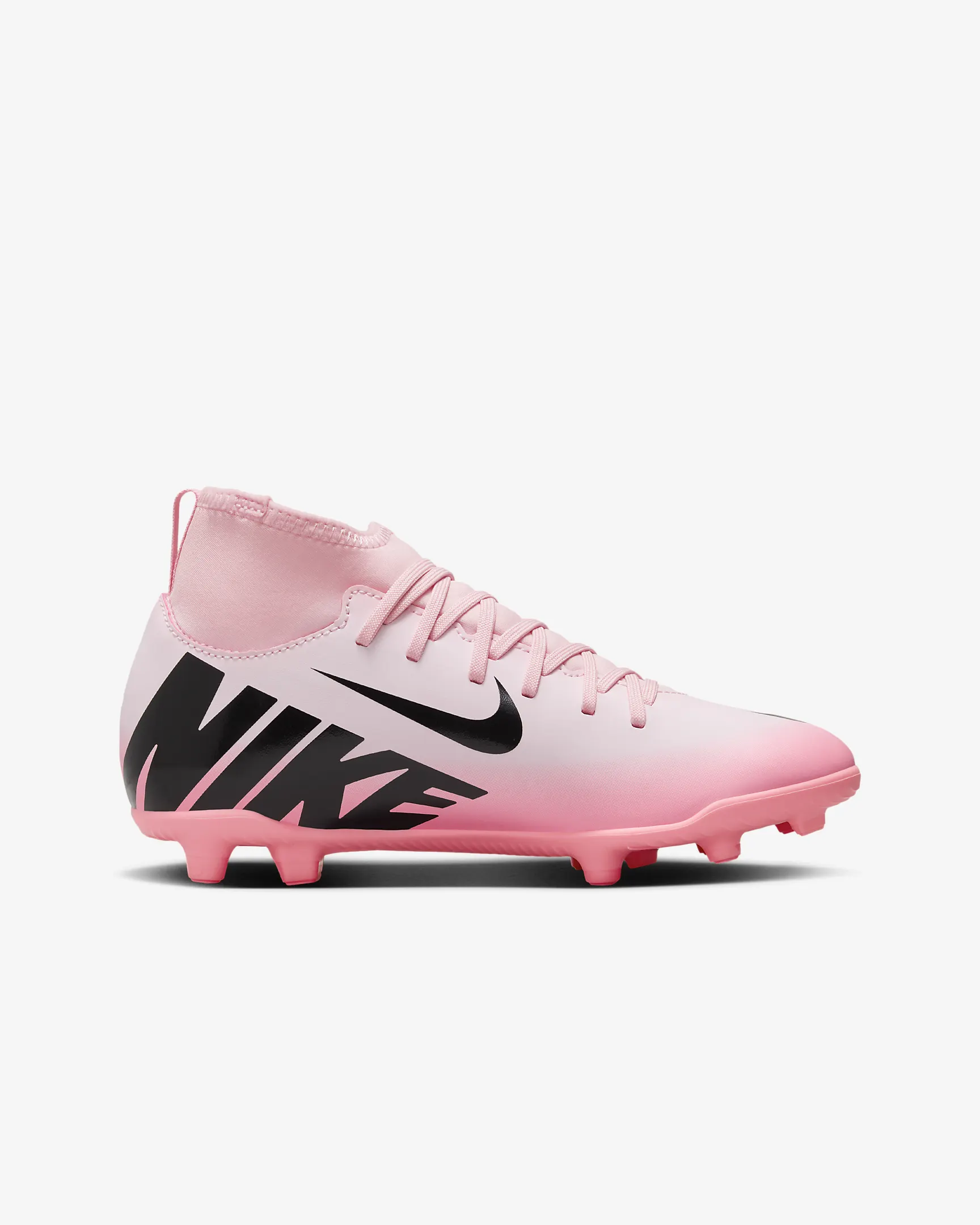 NIKE JR MERCURIAL SUPERFLY 9 CLUB PINK FOAM/BLACK