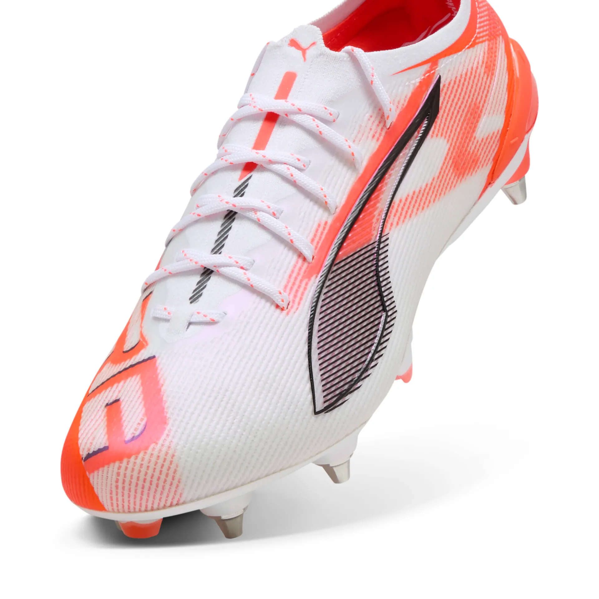 PUMA ULTRA 5 ULTIMATE MXSG PUMA WHITE-PUMA BLACK-GLOWING RED