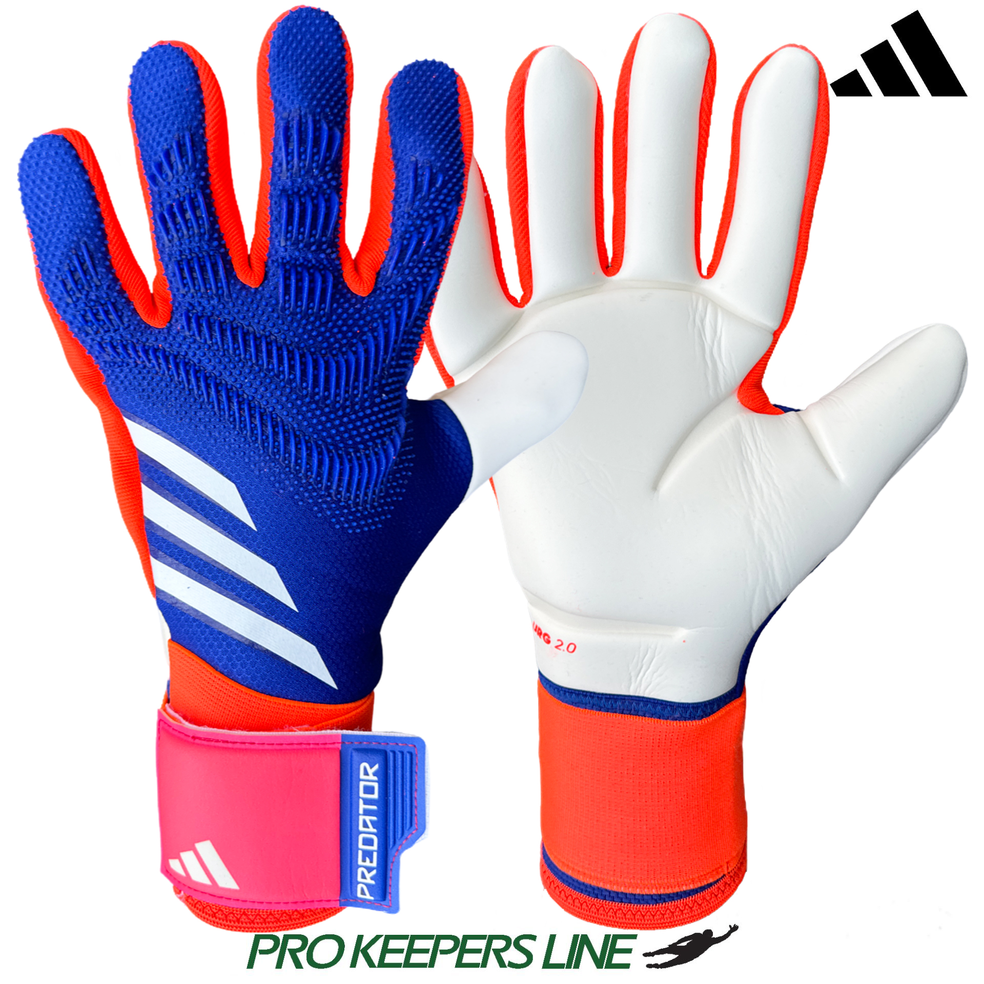 ADIDAS PREDATOR GL COMPETITION LUCID BLUE/SOLAR RED/WHITE